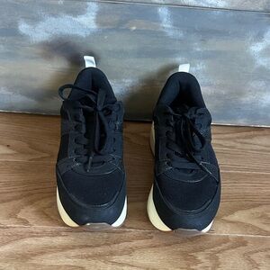 ZARA Black Platform Sneakers